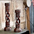 Solid Wood Candleholders (India)