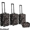 Rockland Deluxe Giraffe 4-piece Luggage Set