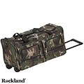 Rockland Camouflage 22-inch Rolling Upright Duffel Bag