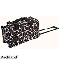 Rockland Giraffe 22-inch Carry On Rolling Upright Duffel Bag