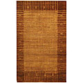 Pakistani Hand-knotted Gold Ancestry Rug (6' x 9')