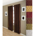 Marquis Diamond Taffeta 96-inch Curtain Panel