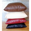 Faux Leather Metro Square Floor Pillow