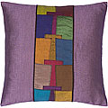 Lavender and Patchwork Thai Silk Cushion Cover