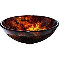 Kraus Fire Opal Glass Vessel Sink
