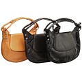 Latico Leather Front-flap Hobo Handbag