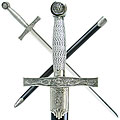 Medieval 39-inch Sword with Hard Scabbard