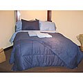 Blue 10-pc Reversible Comforter Set (Twin XL)