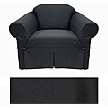 Solid Black Chair Slipcover