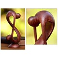 Wood 'Indivisible Love' Statuette (Indonesia)