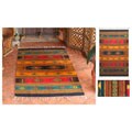 Mexican 'Tequila Sunrise' Zapotec Wool Rug (4' x 6')