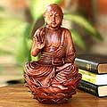 Wood 'Divine Serenity' Statuette (Indonesia)