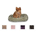 Medium Rectangular Rose Plush Pet Bed
