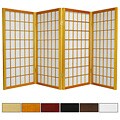 Wood/ Paper 3-foot 4-panel Miniature Windowpane Shoji Screen (China)