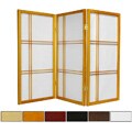 Wood and Rice Paper Double Cross 3-foot Shoji Screen (China)