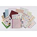 Retro 8x8-inch Scrapbook Album Set