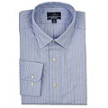 Dockers Men's Blue Stripe Iron-free Dress Shirt