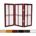 Wood and Rice Paper 2-foot Double Cross Shoji Screen (China)