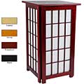 Tall Hokkaido End Table/ Shoji Lamp (China)