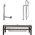 Tella Cradle Tub and Floor Faucet Package