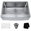 Kraus 30-inch Farmhouse Apron Single Bowl Stainless Steel Kitchen Sink