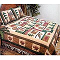 Winter Cabin Quilt Set