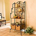 Augusta Black Baker's Rack