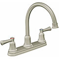 Moen Two-handle Stainless Steel Kitchen Faucet