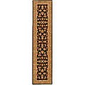 Amazing research on rugs Handmade Persian Handmade Persian Court Wool and Silk Rug (2'3 x 10')