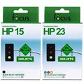 HP 15 & 23 2-pack Ink Cartridge Combo (Remanufactured)