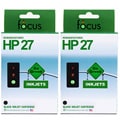HP 27 2-pack Black Ink Cartridge (Remanufactured)