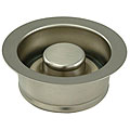 Garbage Disposal Satin Nickel Flange with Stopper