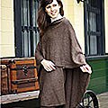 Alpaca Wool 'Brown Tweed' Wrap (Peru)