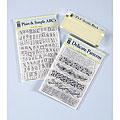 Delicate Patterns and ABC Stamp 87-piece Set