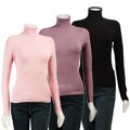 Lou Lou Women's Basic Turtleneck Sweater