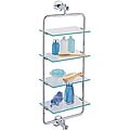 Acrylic and Metal 4-tier Mounting Shelf