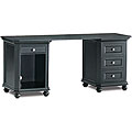 Few facts about Large Office desk Tribeca Rubberwood Dual-cabinet Desk