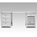 Aspen Desk with Two Cabinets