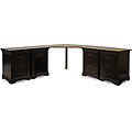 Savanna Corner Desk with Four Cabinets