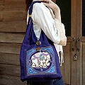 Cotton 'Lucky Elephant' Handbag (Thailand)