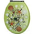 Tropical Polyresin Toilet Seat