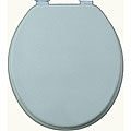 Cool Grey Solid Molded Wood Toilet Seat