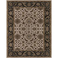 antique Floral assessment Hand-tufted Renard Wool Rug (7'9 x 10'6)