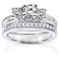 14k Gold 1 1/8 ct TDW Diamond Bridal Rings Set (G-I, I1-I2)