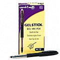Uni-ball Signo Black Gel Stick Pens (Pack of 12)