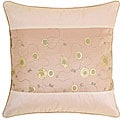 Light Brown/ Beige Sequined Cushion Cover