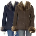 Aston Women's Shawl Collar Shearling Jacket