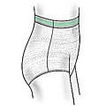 Attends Securely Yours Greenband Stretch Briefs (Case of 100)