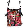 Cotton 'Hill Tribe Patchwork' Shoulder Bag (Thailand)