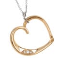 Tacori 18k Gold Diamond Accent Heart Necklace
